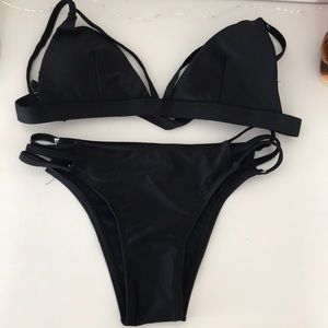Cheeky Small Black Bikini Set